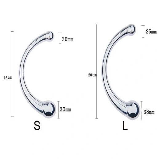 Anal Hooks Double Stainless Hook Ended 5858 Elegant Anal Steel 0806
